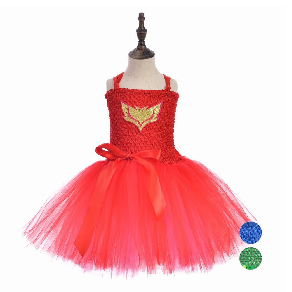 BuyPJ Masks Superhero Cosplay Costumes Halloween Tutu Dress Suits Now Cheaper With 3 - 5 Days Ship - PajamasBuy