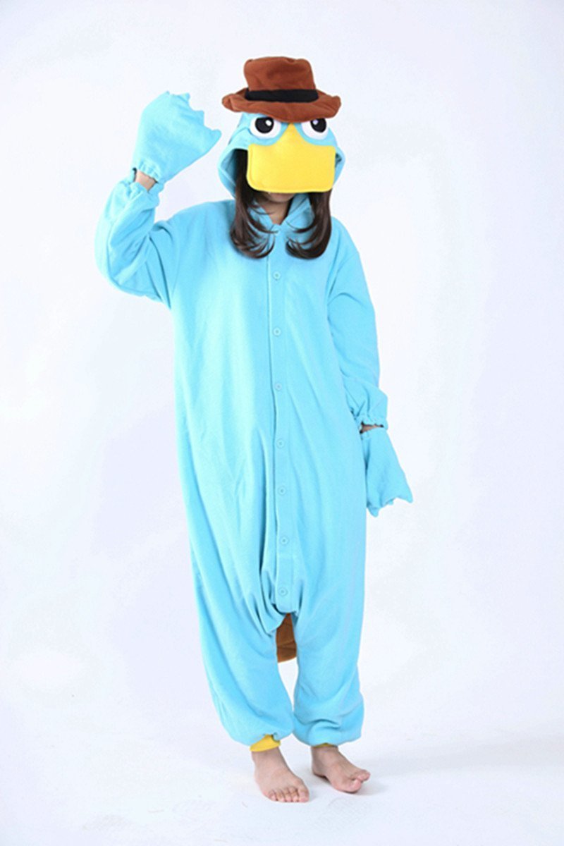 BuyPlatypus Cartoon Animal Onesies Hoodie Kigurumi Pajamas Now Cheaper With 3 - 5 Days Ship - PajamasBuy