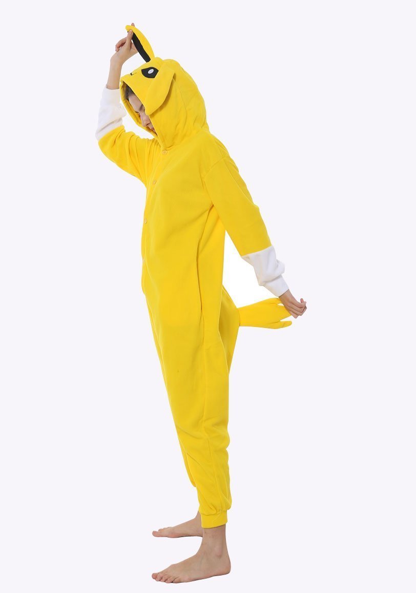 BuyPokemon Jolteon Eevee Kigurumi Onesie Hoodie Costume Pajamas Now Cheaper With 3 - 5 Days Ship - PajamasBuy