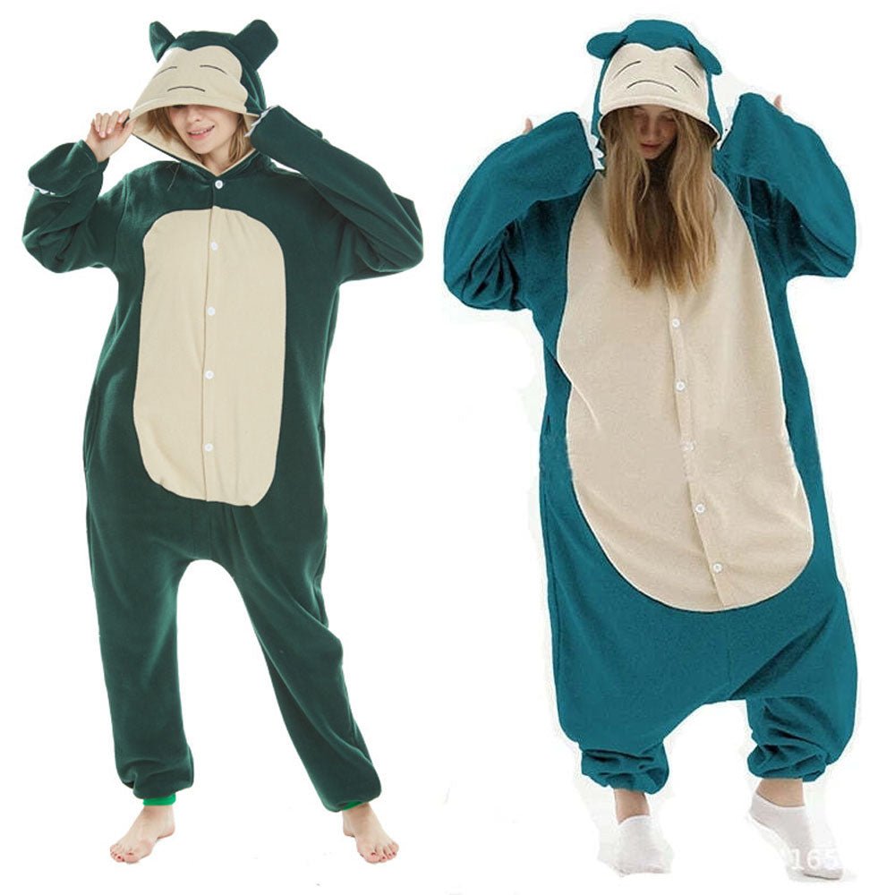 BuyPokemon Snorlax Animal Kigurumi Onesies Pajamas For Adult Now Cheaper With 3 - 5 Days Ship - PajamasBuy