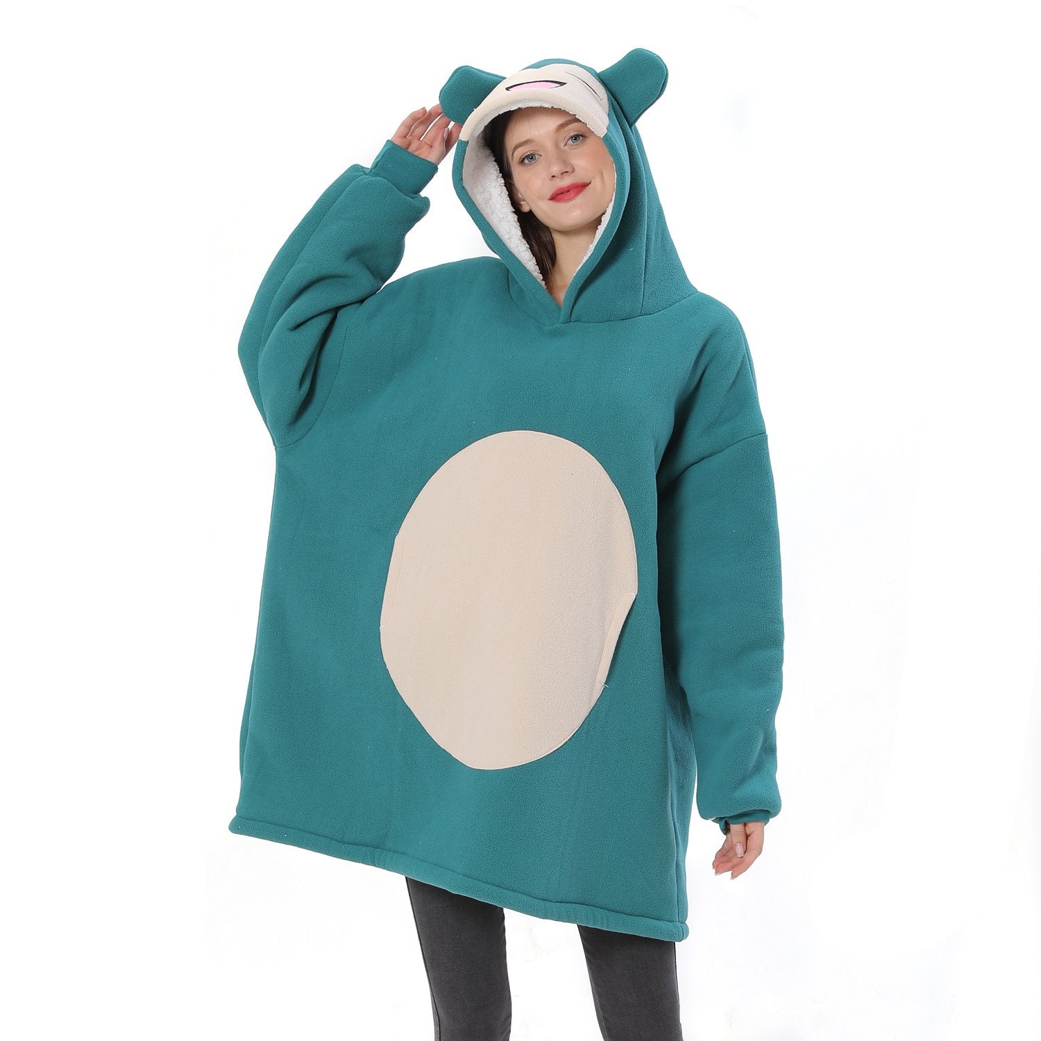 BuyPokémon Snorlax Costume Keep Warm Cozy Lazy TV Blanket Pajamas Now Cheaper With 3 - 5 Days Ship - PajamasBuy