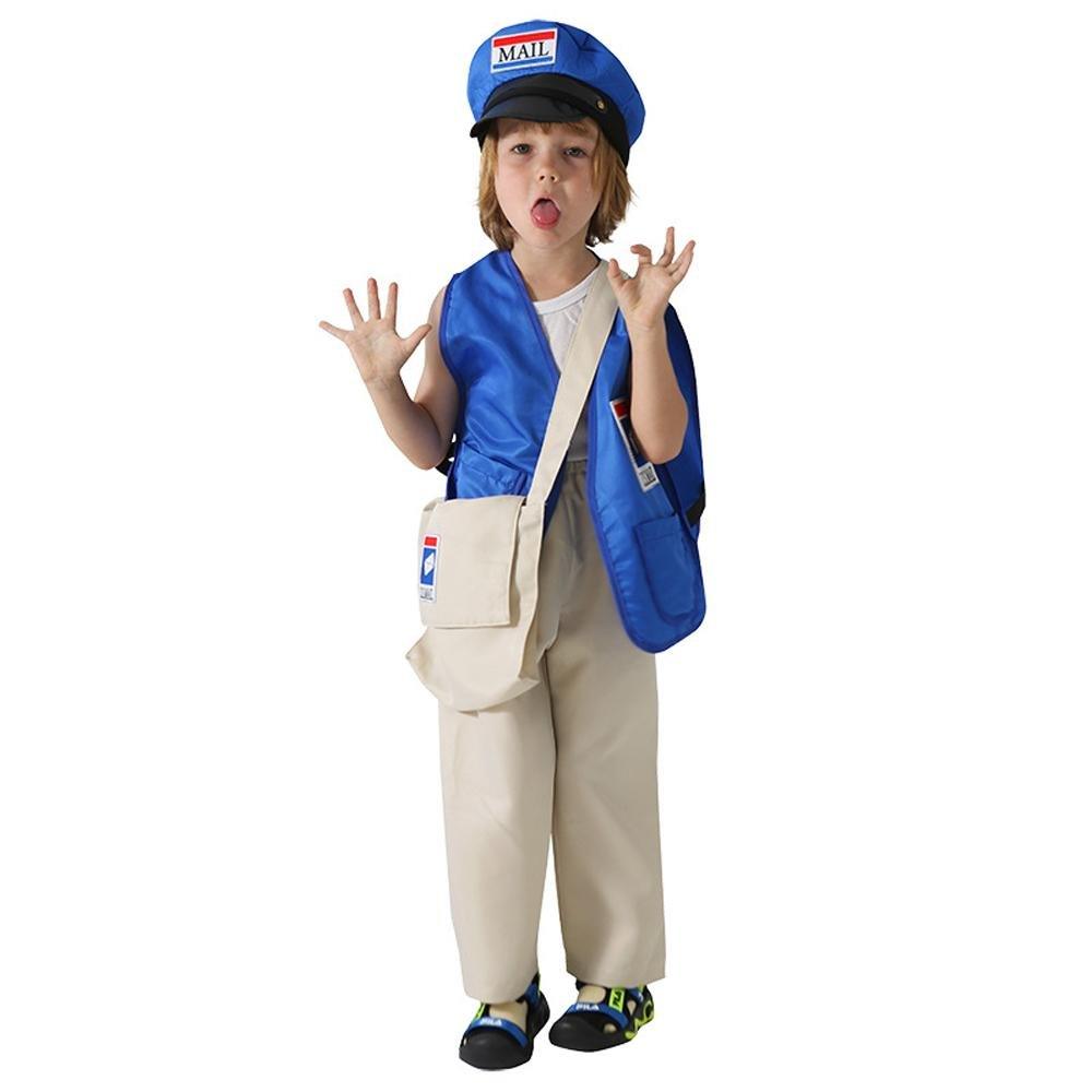 Postman Courier Uniform Kids Party Suit Cosplay Costumes Halloween - Pajamasbuy