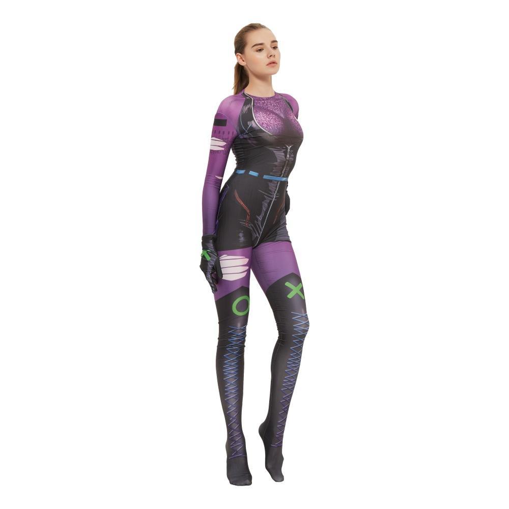 Punchline Alexis Kaye Cosplay Jumpsuit Joker's New Girlfriend Costume - Pajamasbuy