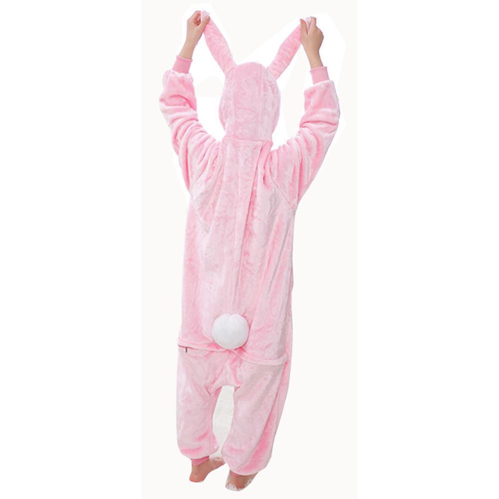 BuyRabbit Hooded Kigurumi Onesies Pajamas Easter Costume For Kids Now Cheaper With 3 - 5 Days Ship - PajamasBuy