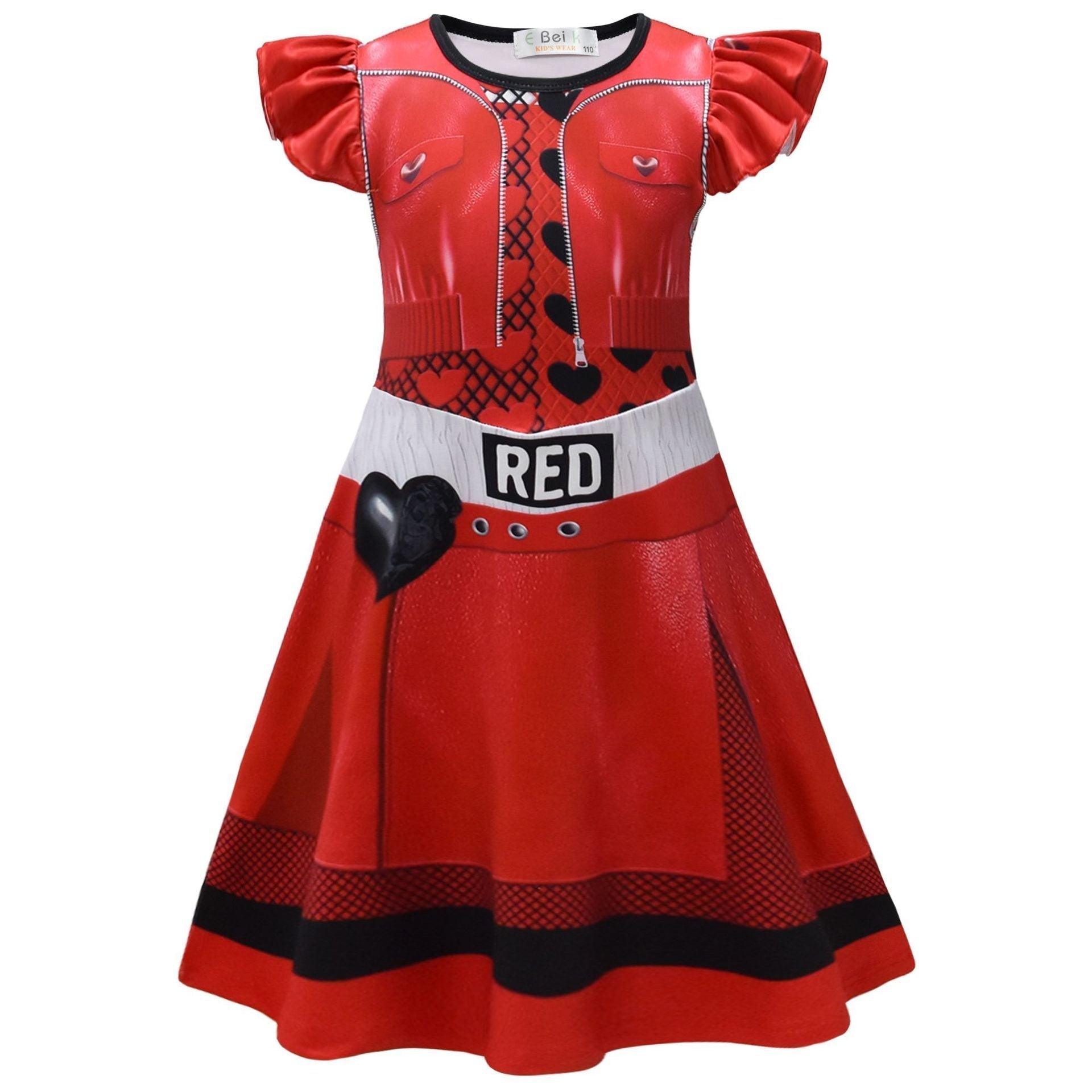 Red from Descendants 4 Queen of Hearts Costume Dresses - Pajamasbuy