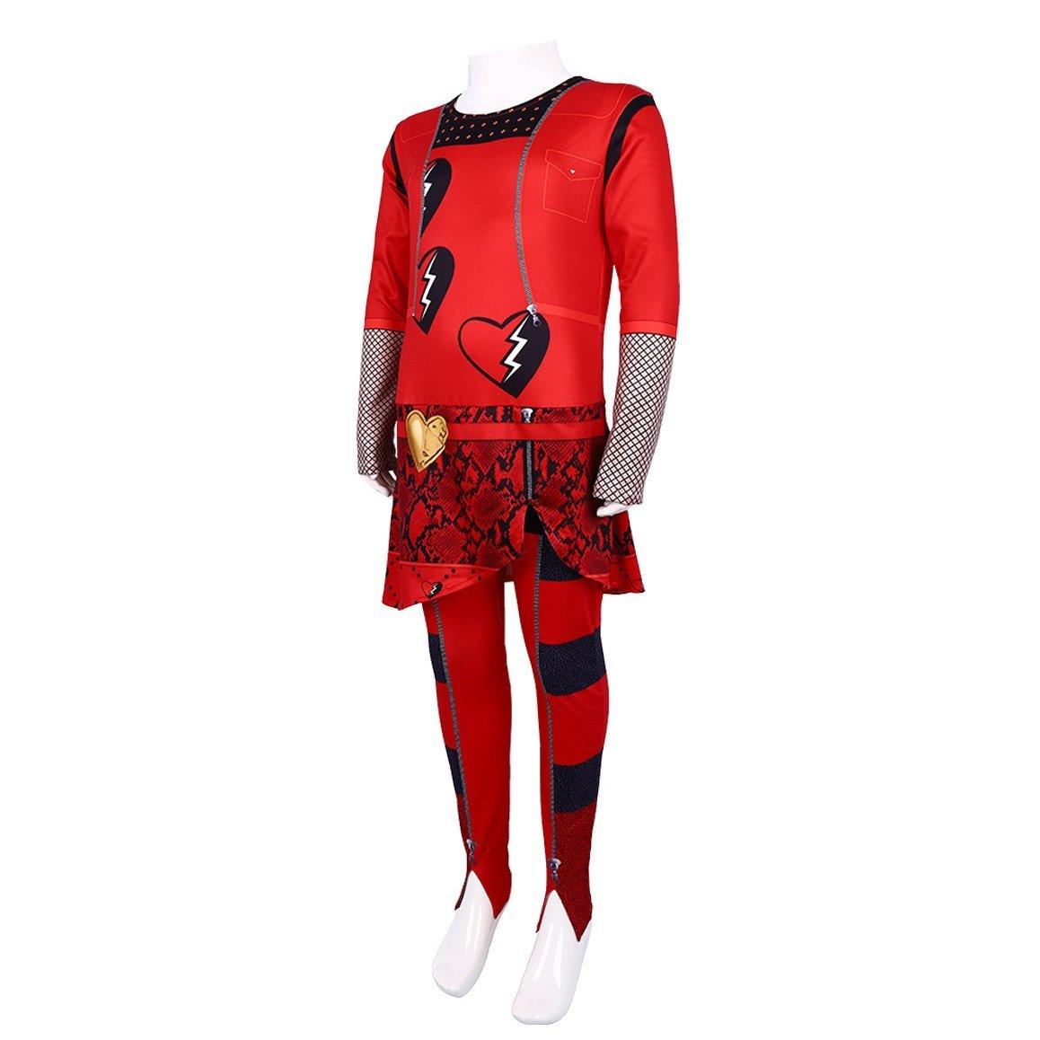 Red from Descendants 4 Queen Of Hearts Costume Jumpsuit For Kids - Pajamasbuy