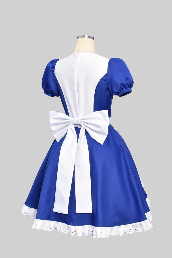 Returns Alice Cosplay Costume Maid Dress Halloween Carnival Blue Outfits Dresses For Women - Pajamasbuy