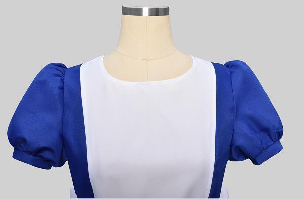 Returns Alice Cosplay Costume Maid Dress Halloween Carnival Blue Outfits Dresses For Women - Pajamasbuy