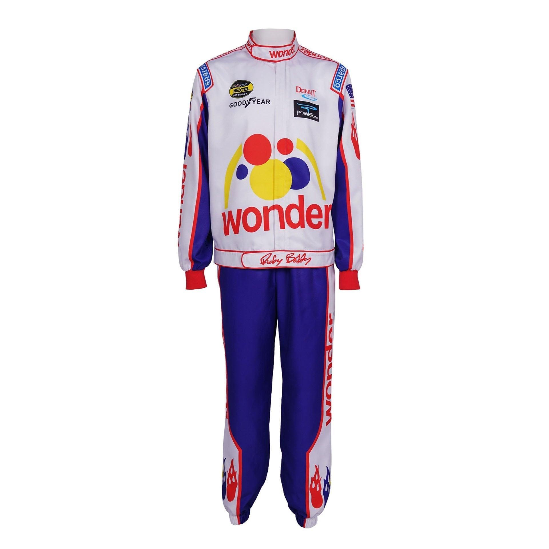 Ricky Bobby Nascar Cosplay Costume Talladega Nights Wonder Bread Racing Apparel - Pajamasbuy