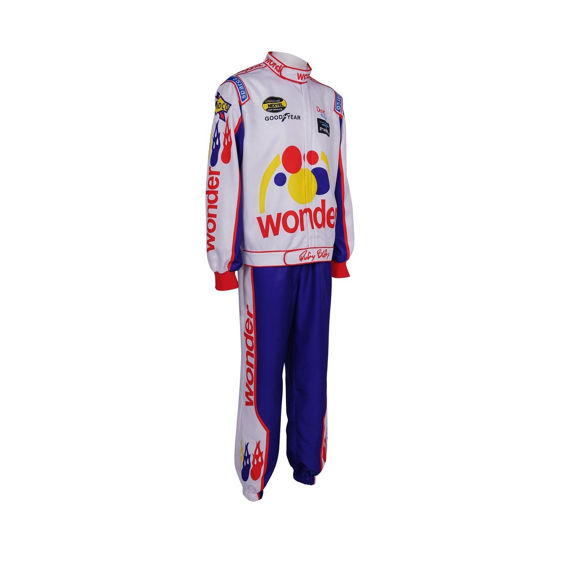 Ricky Bobby Nascar Cosplay Costume Talladega Nights Wonder Bread Racing Apparel - Pajamasbuy