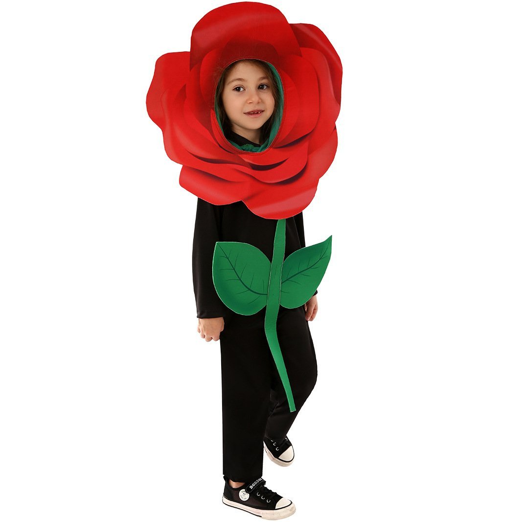 BuyRose Flower Children's Day Kids Jumpsuit Stage Party Cosplay Costumes Now Cheaper With 3 - 5 Days Ship - PajamasBuy