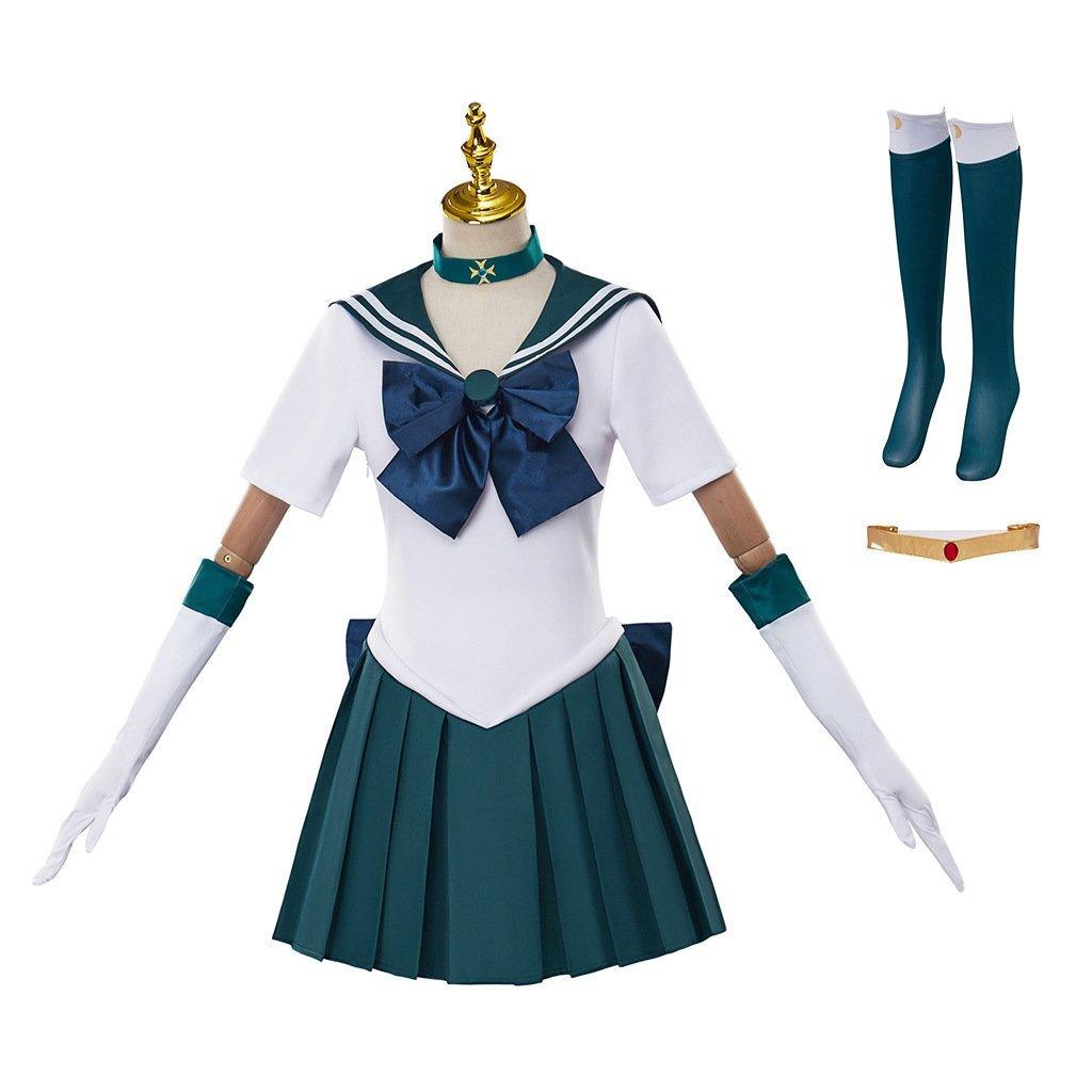 Sailor Moon Sailor Neptune Kaiou Michiru Costume Uniform Cosplay Dress Outfits Halloween Suit - Pajamasbuy