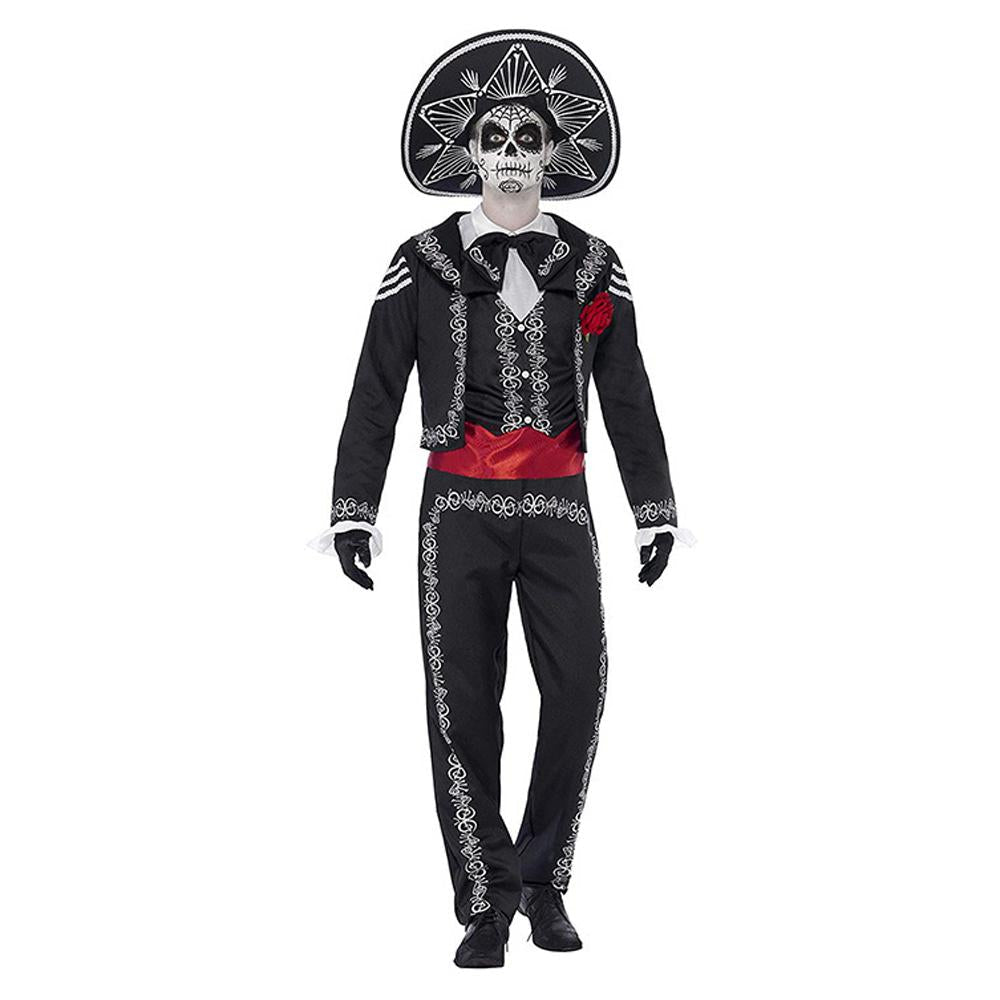 BuyScary Skeleton Suit - Black and White Halloween Pants and Jacket business suit cosplay Now Cheaper With 3 - 5 Days Ship - PajamasBuy