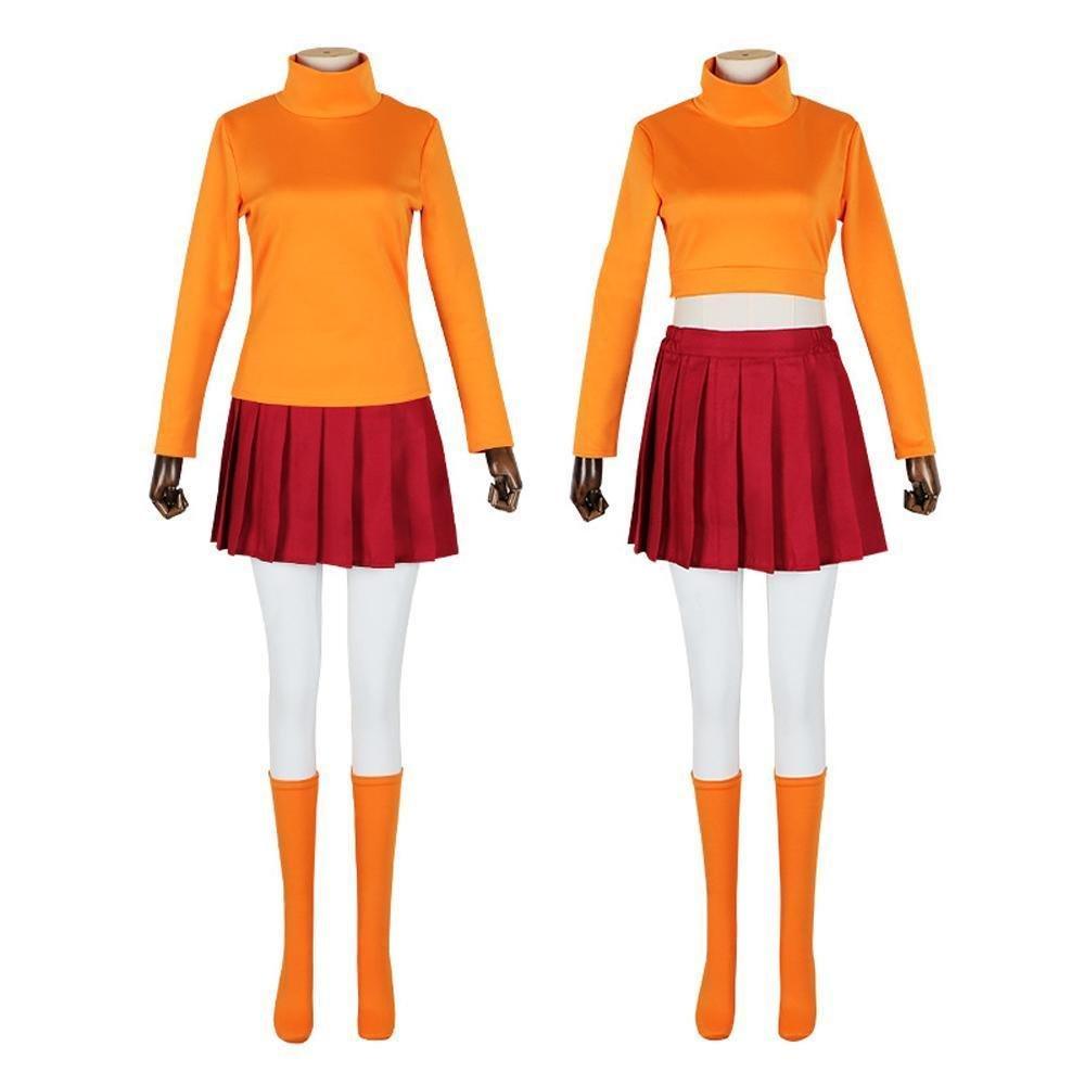 Scoob Scooby - Doo Velma Daphne Costume Cosplay - Pajamasbuy