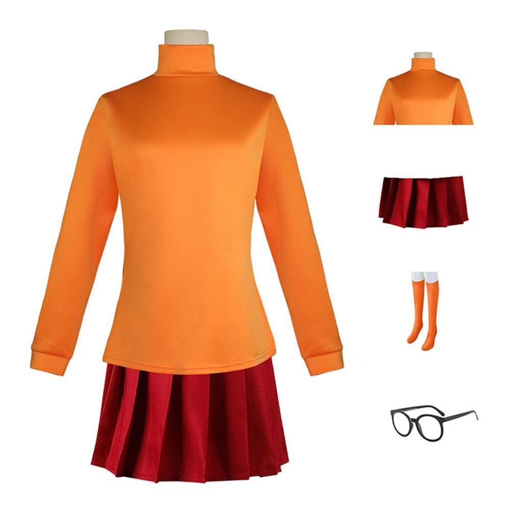 Scooby DooVelma daphne costume cosplay Halloween - Pajamasbuy