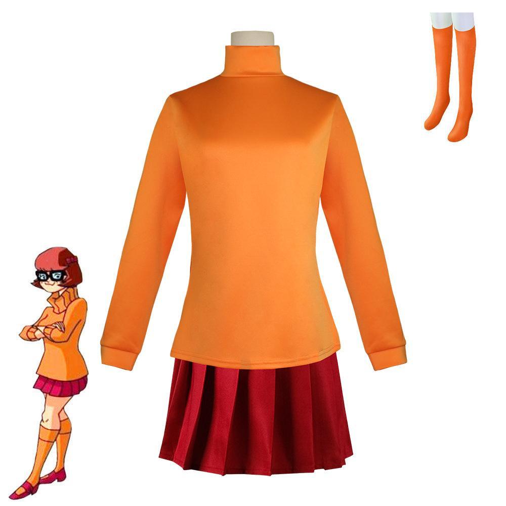 Scooby DooVelma daphne costume cosplay Halloween - Pajamasbuy