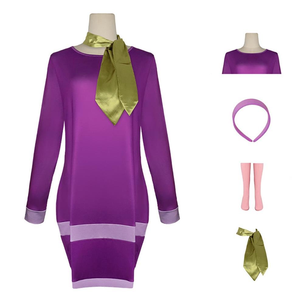 BuyScooby DooVelma daphne costume cosplay Halloween Now Cheaper With 3 - 5 Days Ship - PajamasBuy