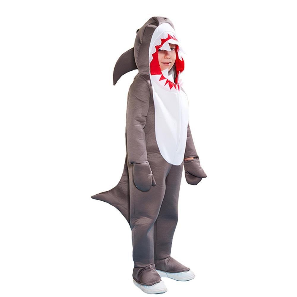 Sea Life Shark Child Jumpsuit Costume Party kids Cosplay Halloween - Pajamasbuy