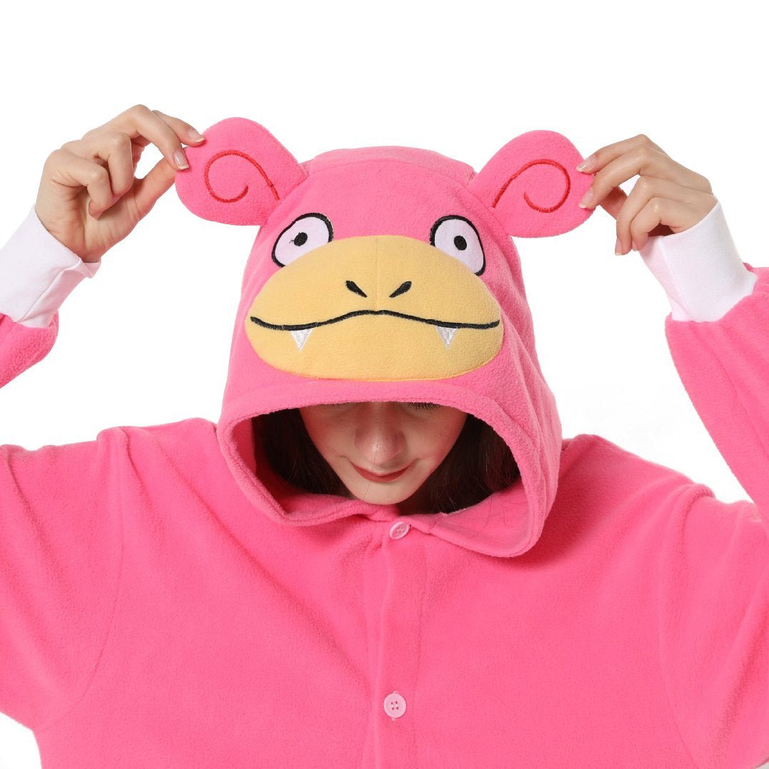 BuySlowpoke Kigurumi Onesies Anime Pokemon Pajamas Pyjamas Halloween Costume Now Cheaper With 3 - 5 Days Ship - PajamasBuy