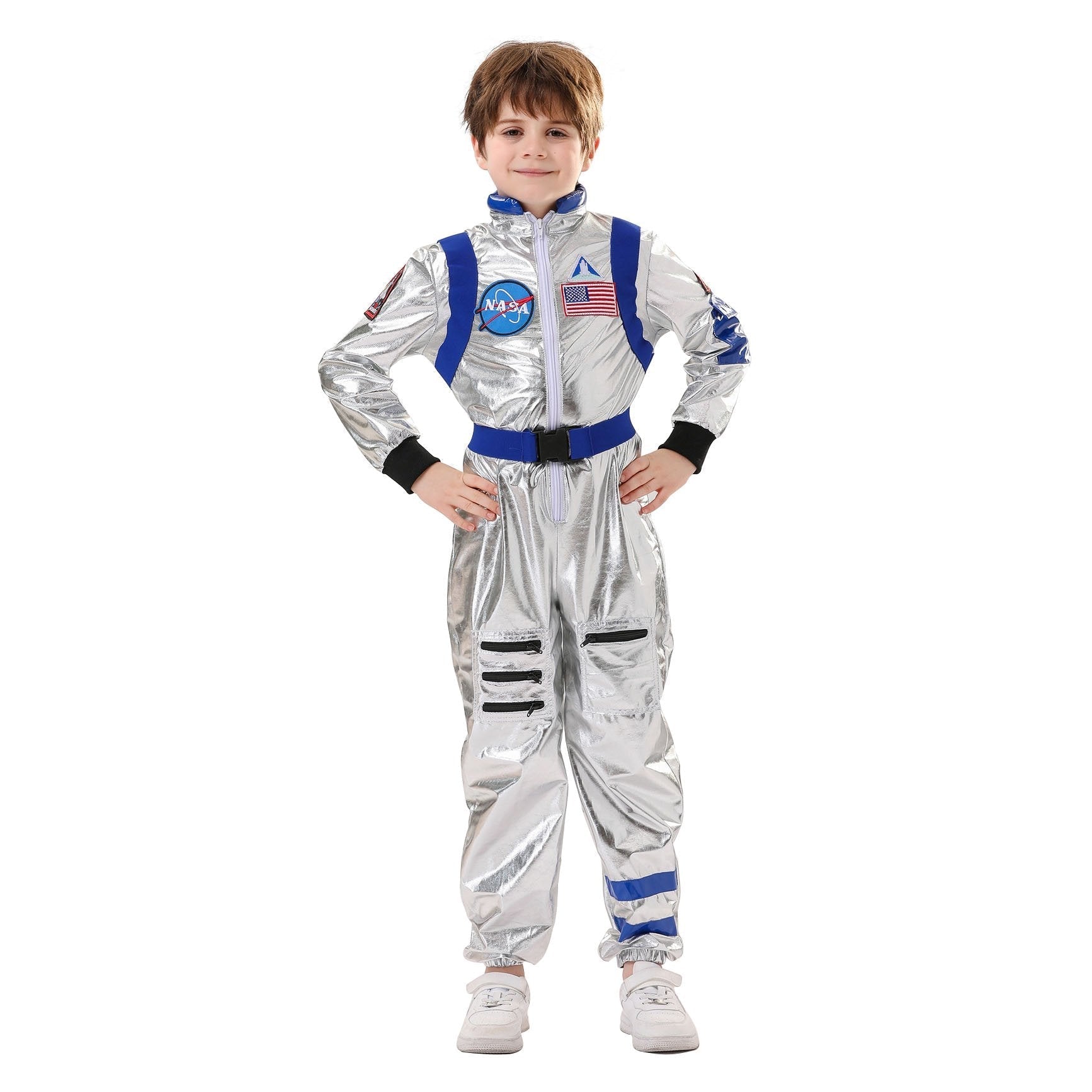 BuySpace Suit Astronaut Couples Costume Carnival Halloween For Kids Girls Boys Now Cheaper With 3 - 5 Days Ship - PajamasBuy