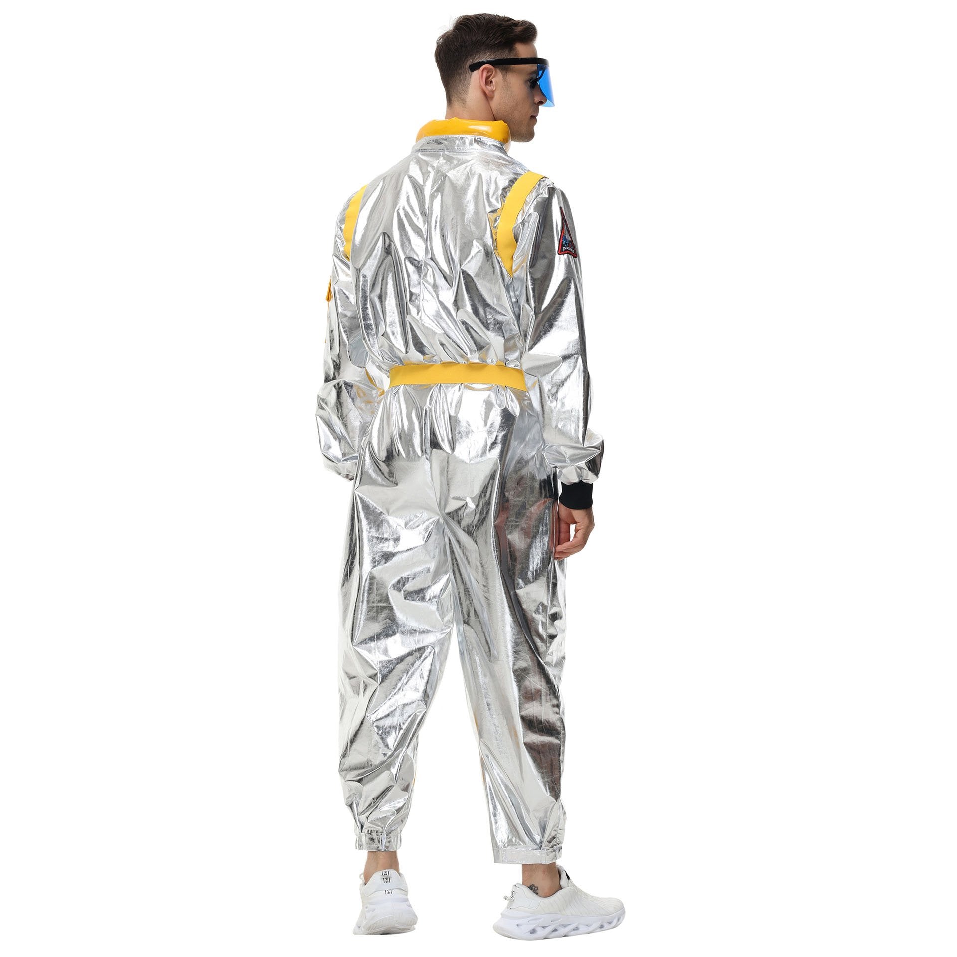 BuySpace Suit Astronaut Couples Costume Carnival Halloween For Women Men Now Cheaper With 3 - 5 Days Ship - PajamasBuy