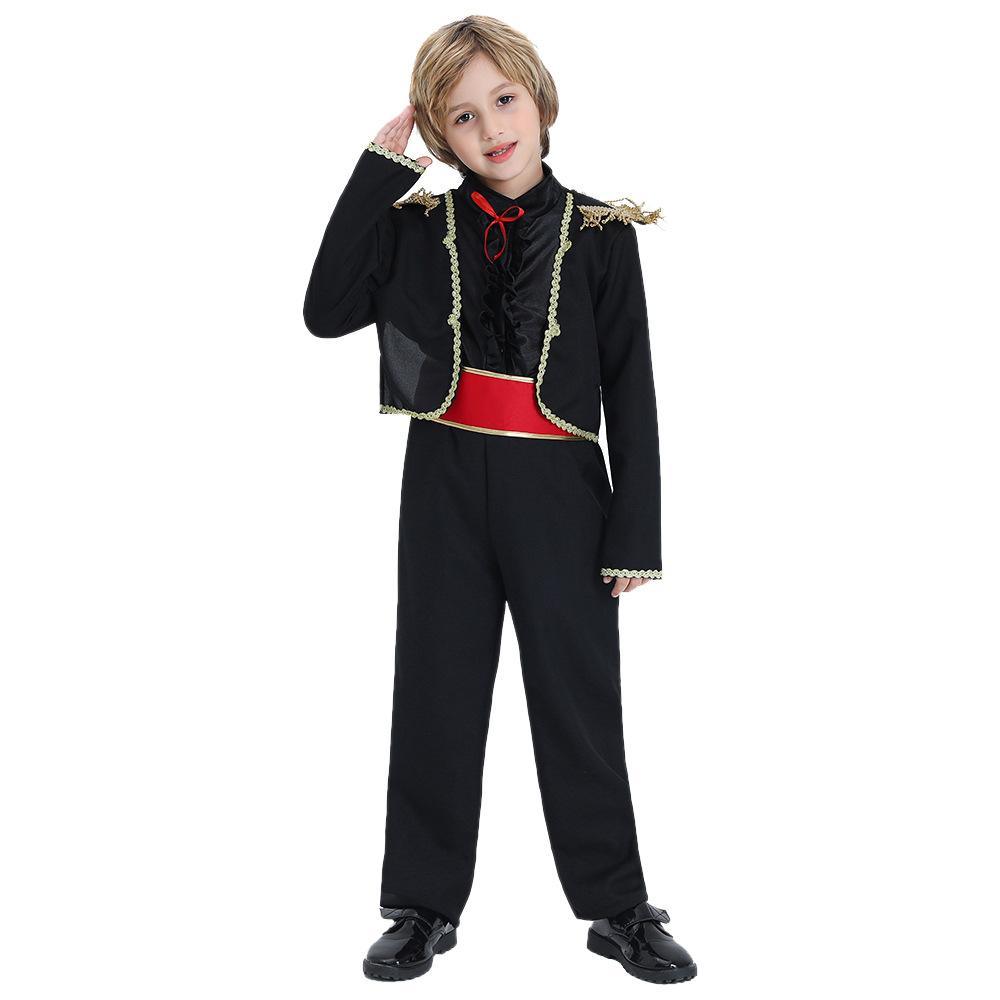 Spanish Matador Flamenco Dance Exotic Kids Cosplay Costume - Pajamasbuy