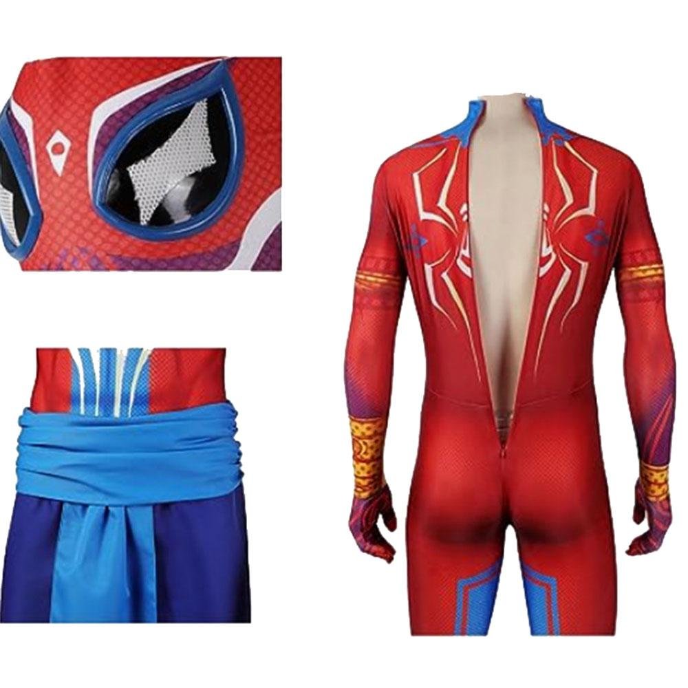 BuySpider - Man: Across The Spider - Verse India Pavitr Prabhakar Jumpsuit Cosplay Costume Now Cheaper With 3 - 5 Days Ship - PajamasBuy