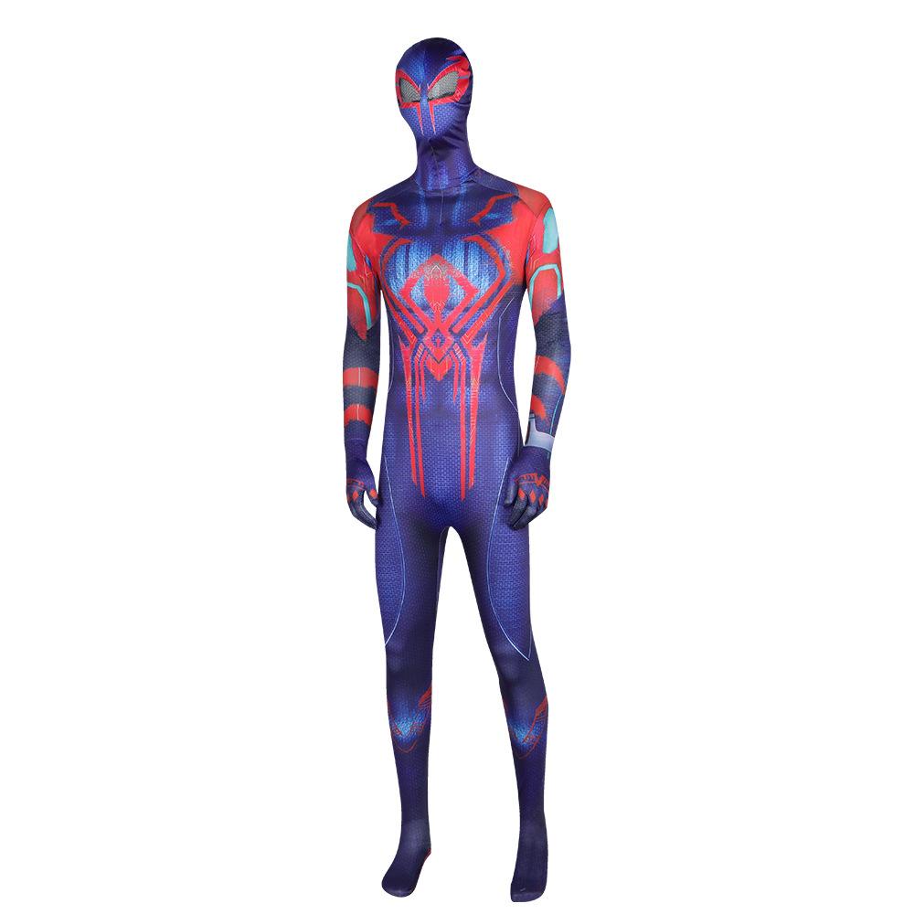 BuySpider Man Across the Spider Verse Miguel O'Hara Zentai Cosplay Costume Outfits Halloween Carnival Suit Adults Now Cheaper With 3 - 5 Days Ship - PajamasBuy