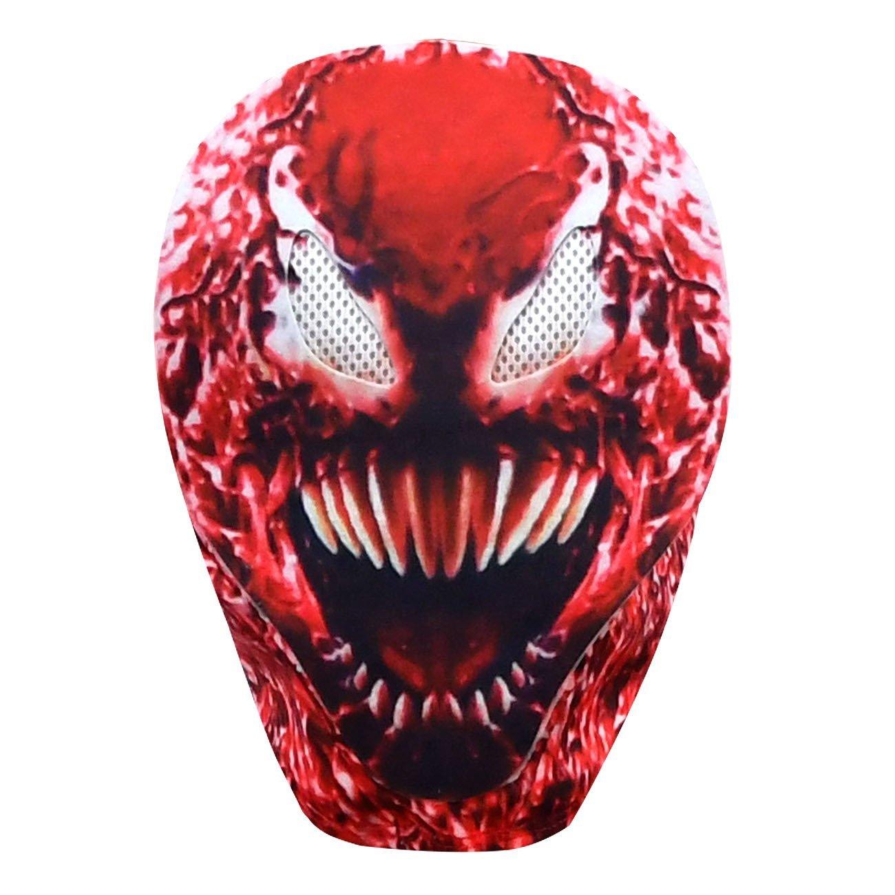 Spider - Man CARNAGE RED VENOM Costume For Kids Deluxe Zentai Cosplay Jumpsuits With Head Mask Halloween - Pajamasbuy