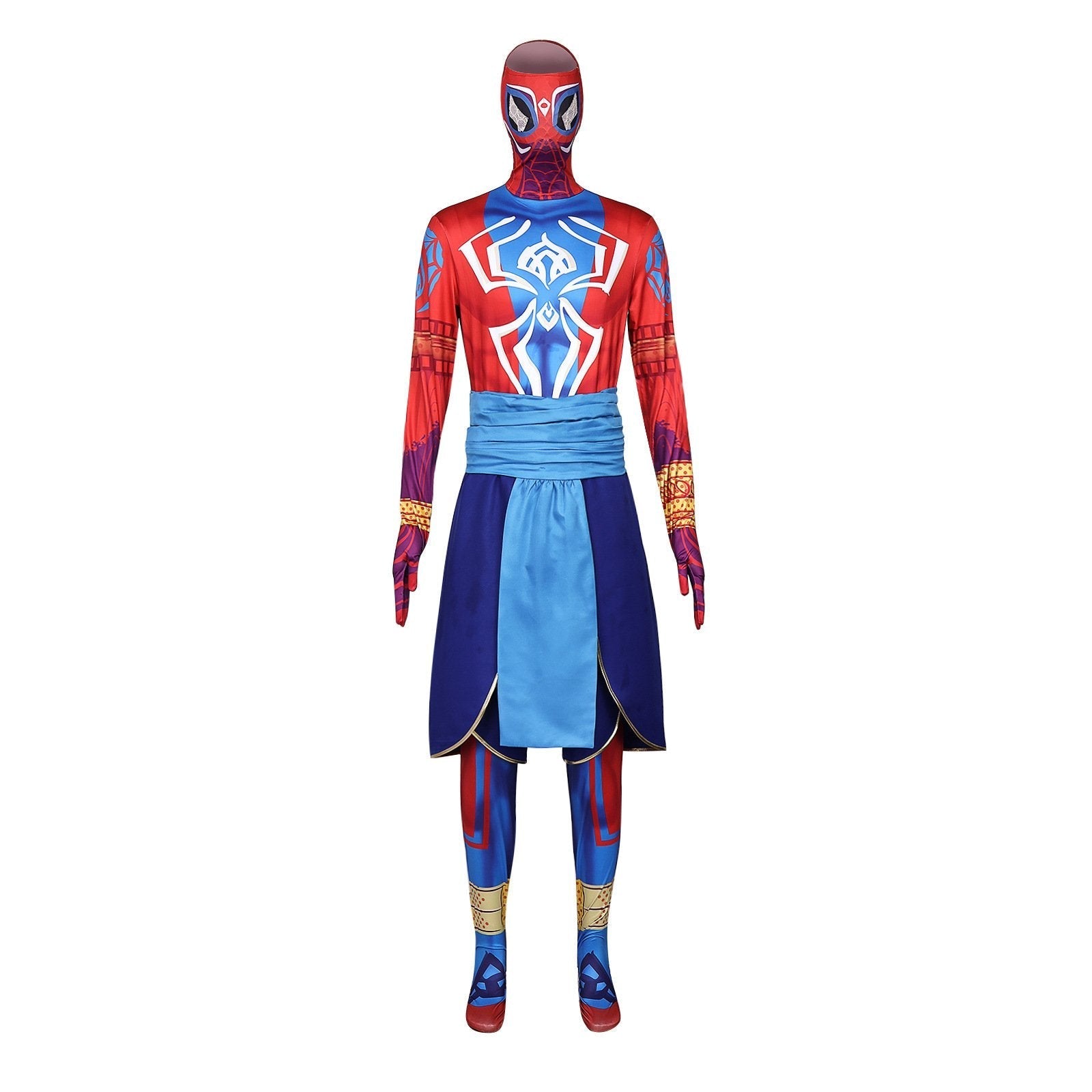 BuySpider - Man India Pavitr Prabhakar Bodysuit Costume Cosplay Spider - Man: Across The Spider - Verse Suit Now Cheaper With 3 - 5 Days Ship - PajamasBuy