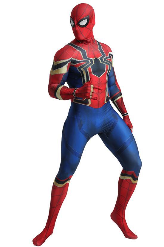 BuySpider - man Peter B Parker Halloween Party Cosplay Costume Zentai Jumpsuit Now Cheaper With 3 - 5 Days Ship - PajamasBuy