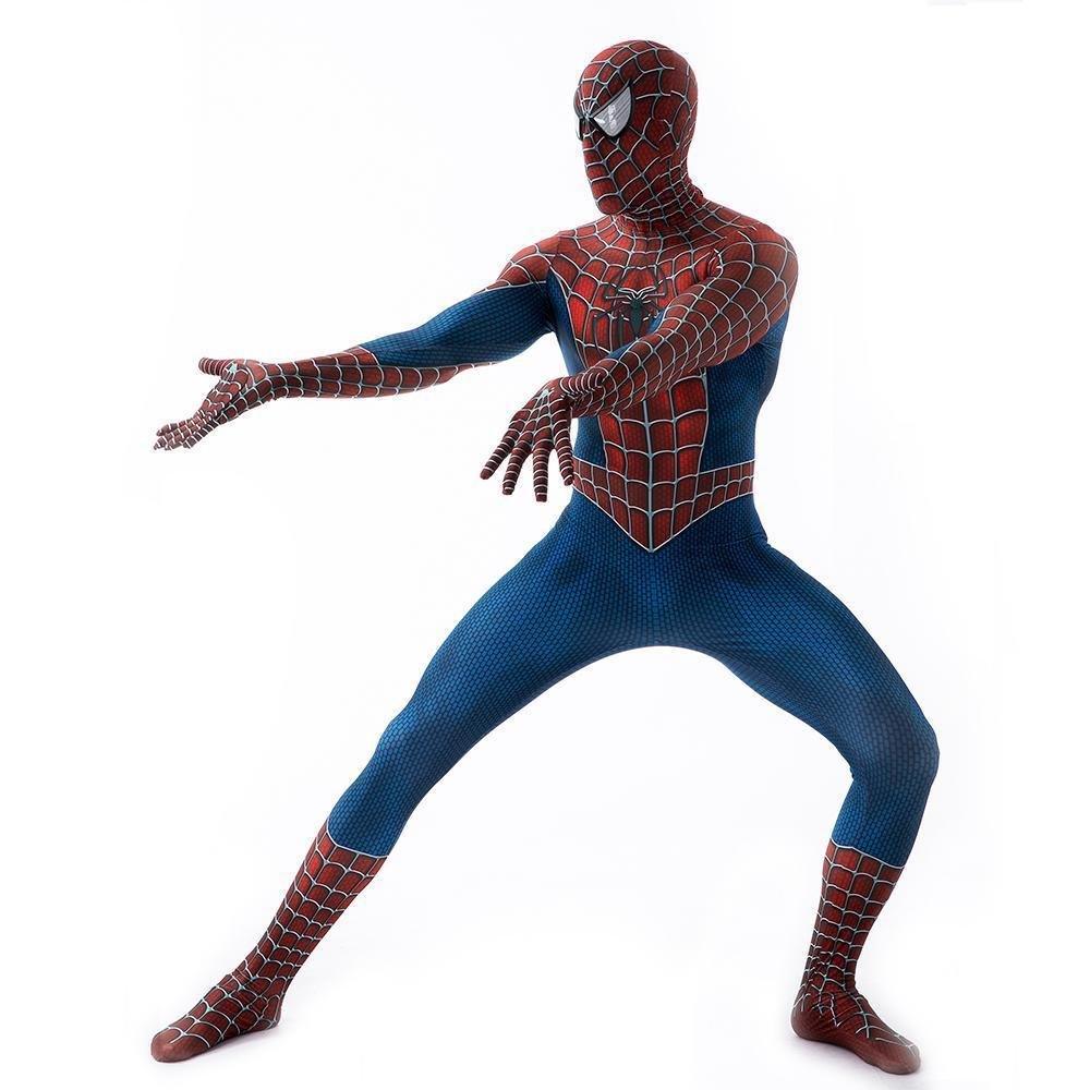 Spider - Man Tony Costume Cosplay Jumpsuit Superhero Bodysuit Tights Halloween - Pajamasbuy