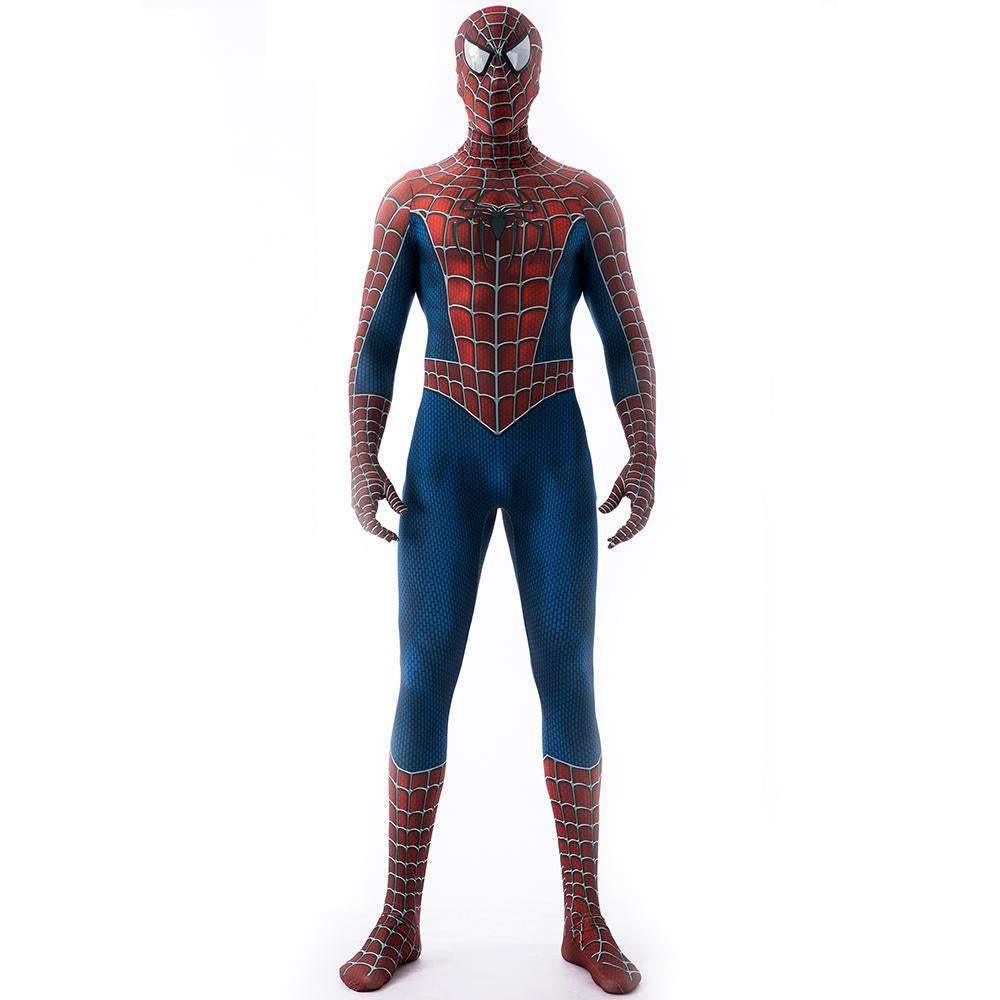 Spider - Man Tony Costume Cosplay Jumpsuit Superhero Bodysuit Tights Halloween - Pajamasbuy