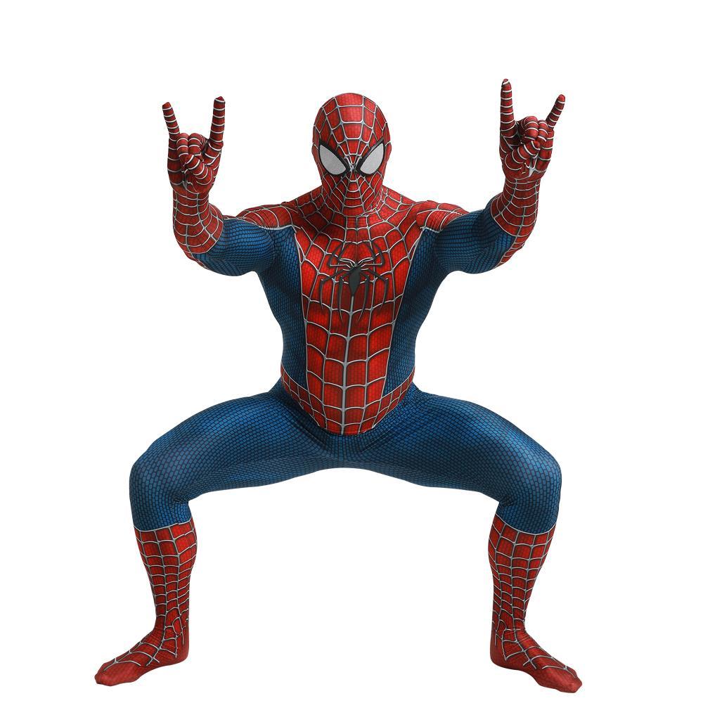 BuySpider - Man Tony Halloween Cosplay Costume Zentai Jumpsuit Now Cheaper With 3 - 5 Days Ship - PajamasBuy