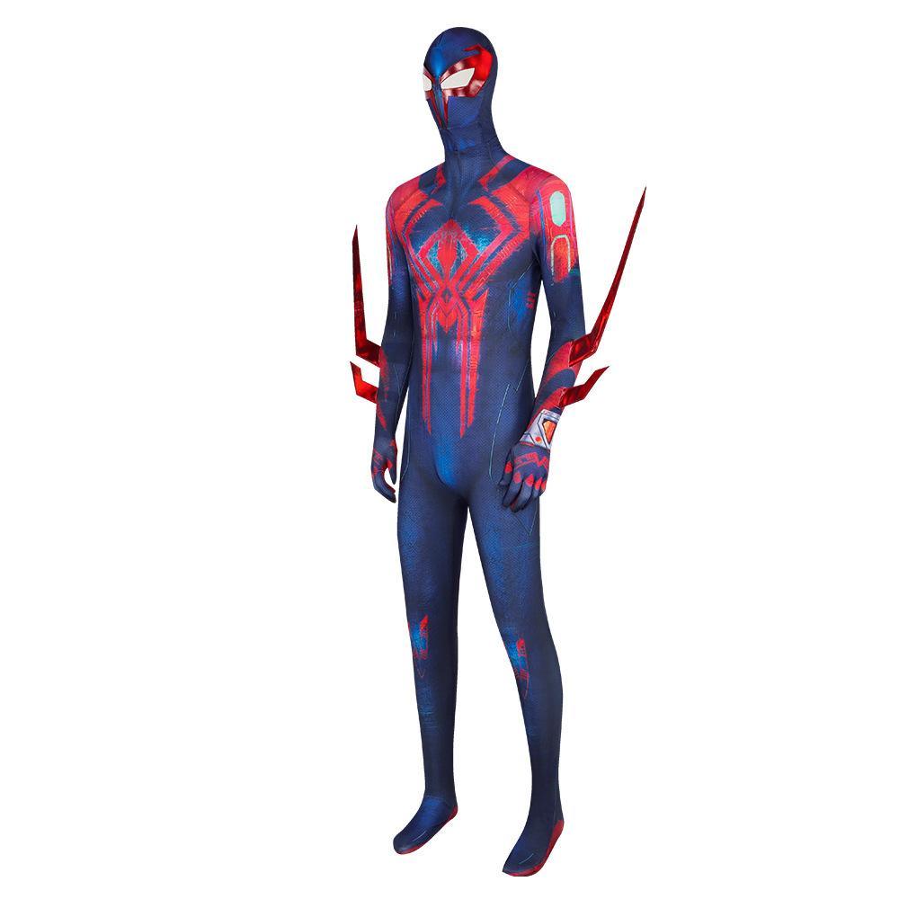 SpiderMan Across the Spider Verse Miguel O'Hara 2099 Zentai Cosplay Costume Outfits Halloween Carnival Suit Adults - Pajamasbuy