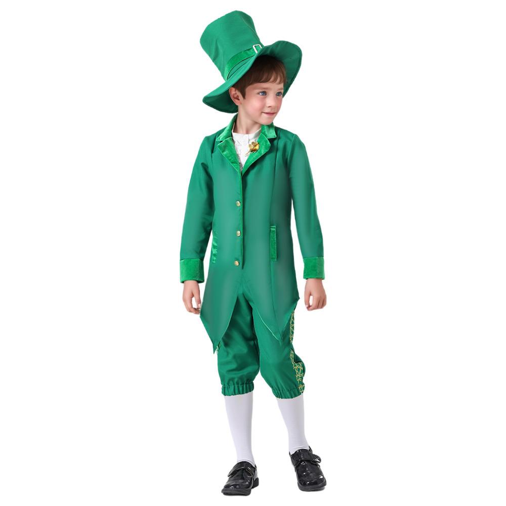 BuySt Patrick's Day Kids Green Dress Party Cosplay Costume Carnival Suit Now Cheaper With 3 - 5 Days Ship - PajamasBuy