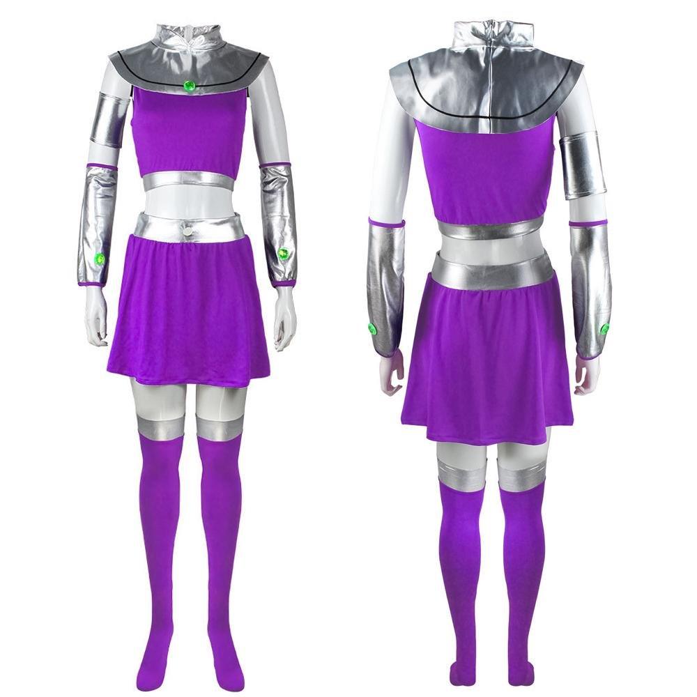 Starfire Costume Teen Titans Cosplay Halloween - Pajamasbuy