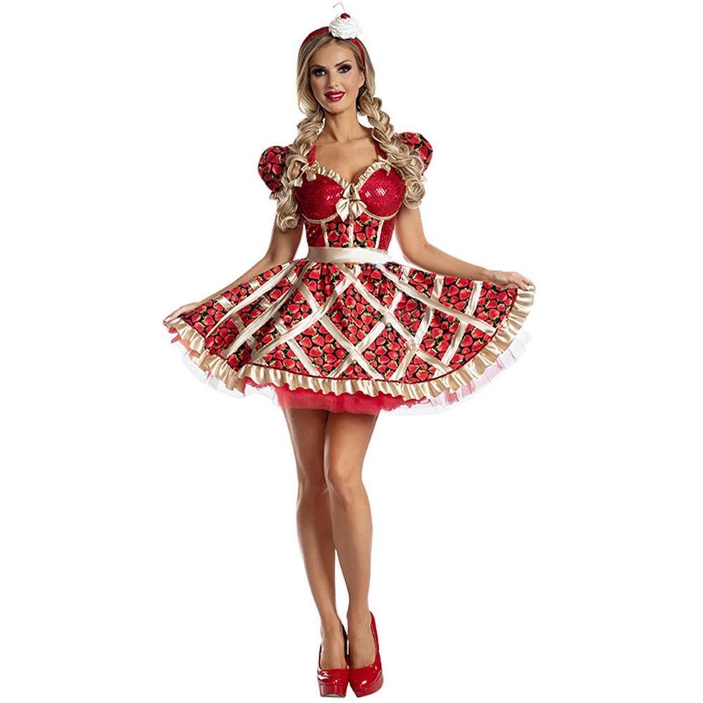 Strawberry Costume Women Dress - Pajamasbuy