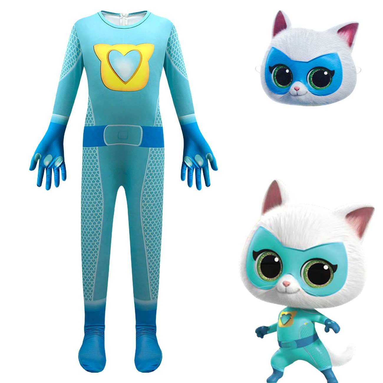 BuySuperKitties Jumpsuits Cosplay costume For Kids Now Cheaper With 3 - 5 Days Ship - PajamasBuy