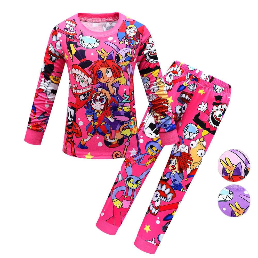 BuyThe Amazing Digital Circus Printing Pajamas Two Piece Suit For Kids Now Cheaper With 3 - 5 Days Ship - PajamasBuy