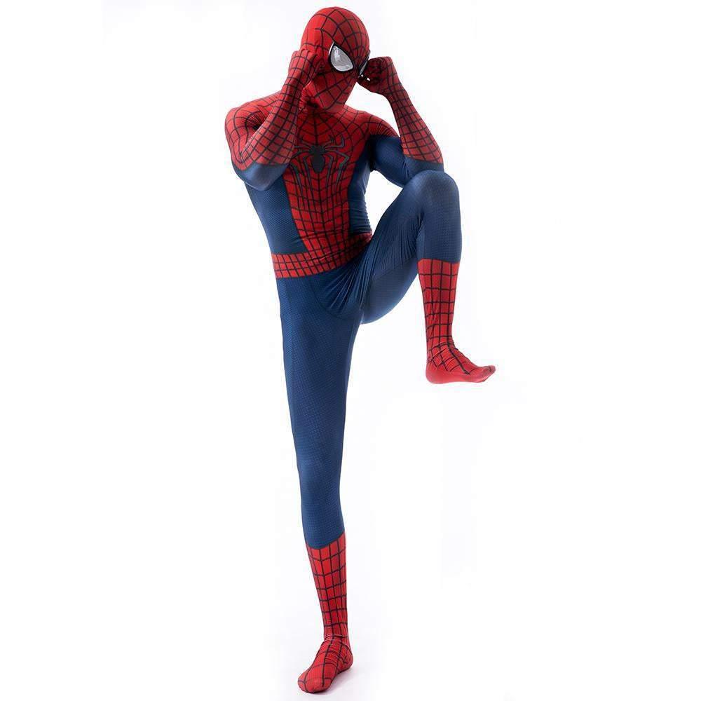 The Amazing Spider - Man Peter B Parker Costume Cosplay Jumpsuit Halloween Zentai For Adult Kids - Pajamasbuy