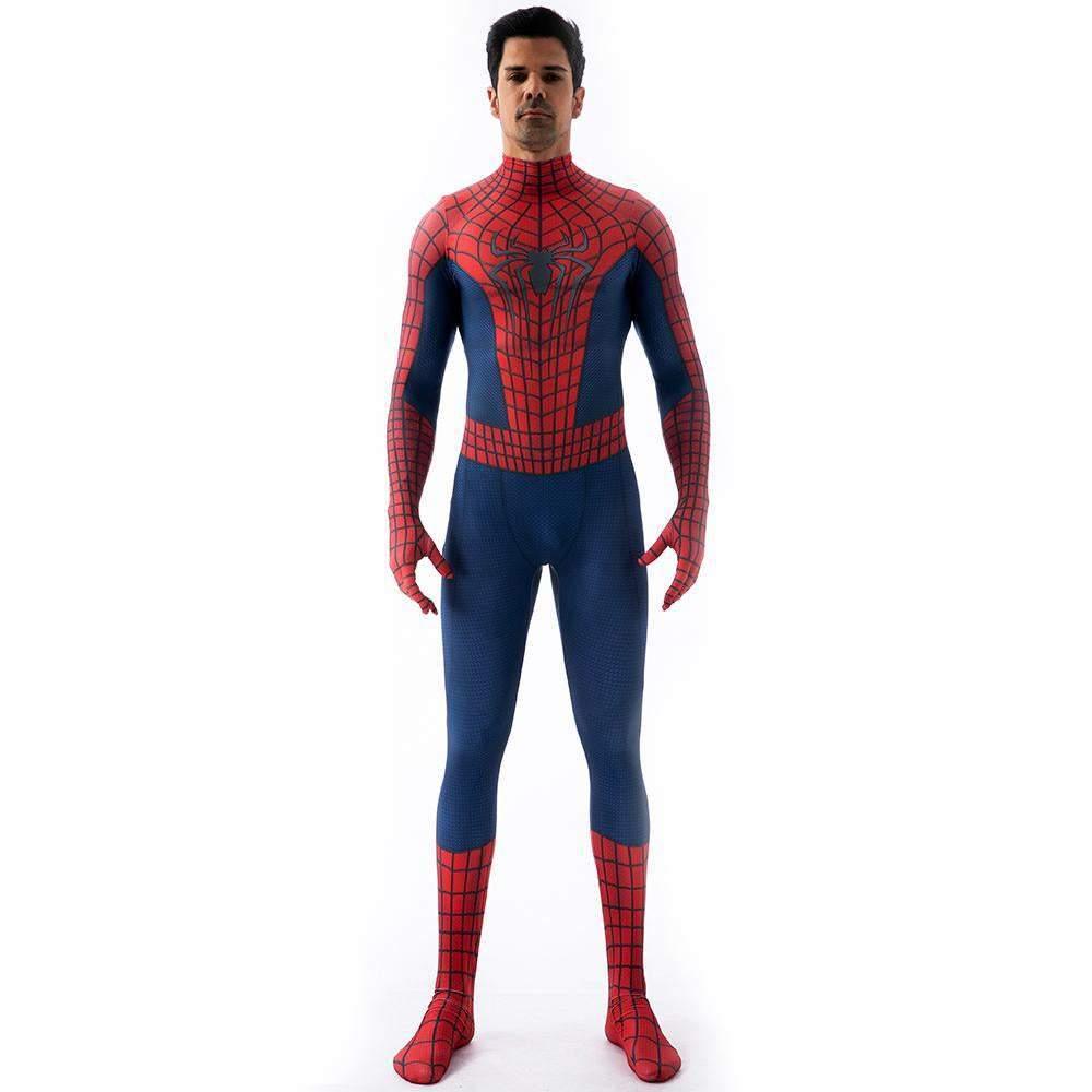 The Amazing Spider - Man Peter B Parker Costume Cosplay Jumpsuit Halloween Zentai For Adult Kids - Pajamasbuy