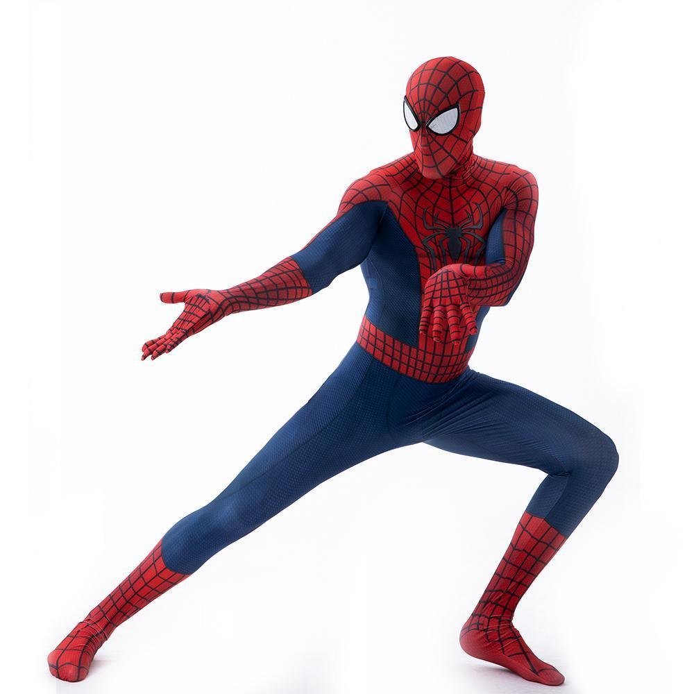 BuyThe Amazing Spider - Man Peter B Parker Costume Cosplay Jumpsuit Halloween Zentai For Adult Kids Now Cheaper With 3 - 5 Days Ship - PajamasBuy