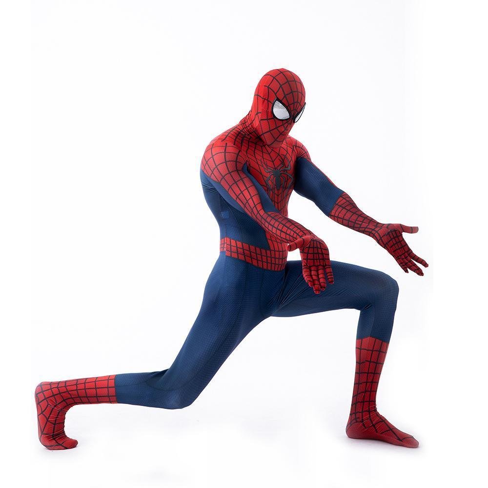 BuyThe Amazing Spider - Man Peter B Parker Costume Cosplay Jumpsuit Halloween Zentai For Adult Kids Now Cheaper With 3 - 5 Days Ship - PajamasBuy