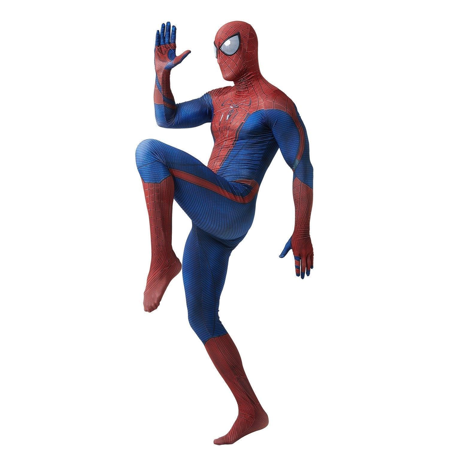 The Amazing Spider - Man Peter Parker Cosplay Costume with Black Eyes - Pajamasbuy