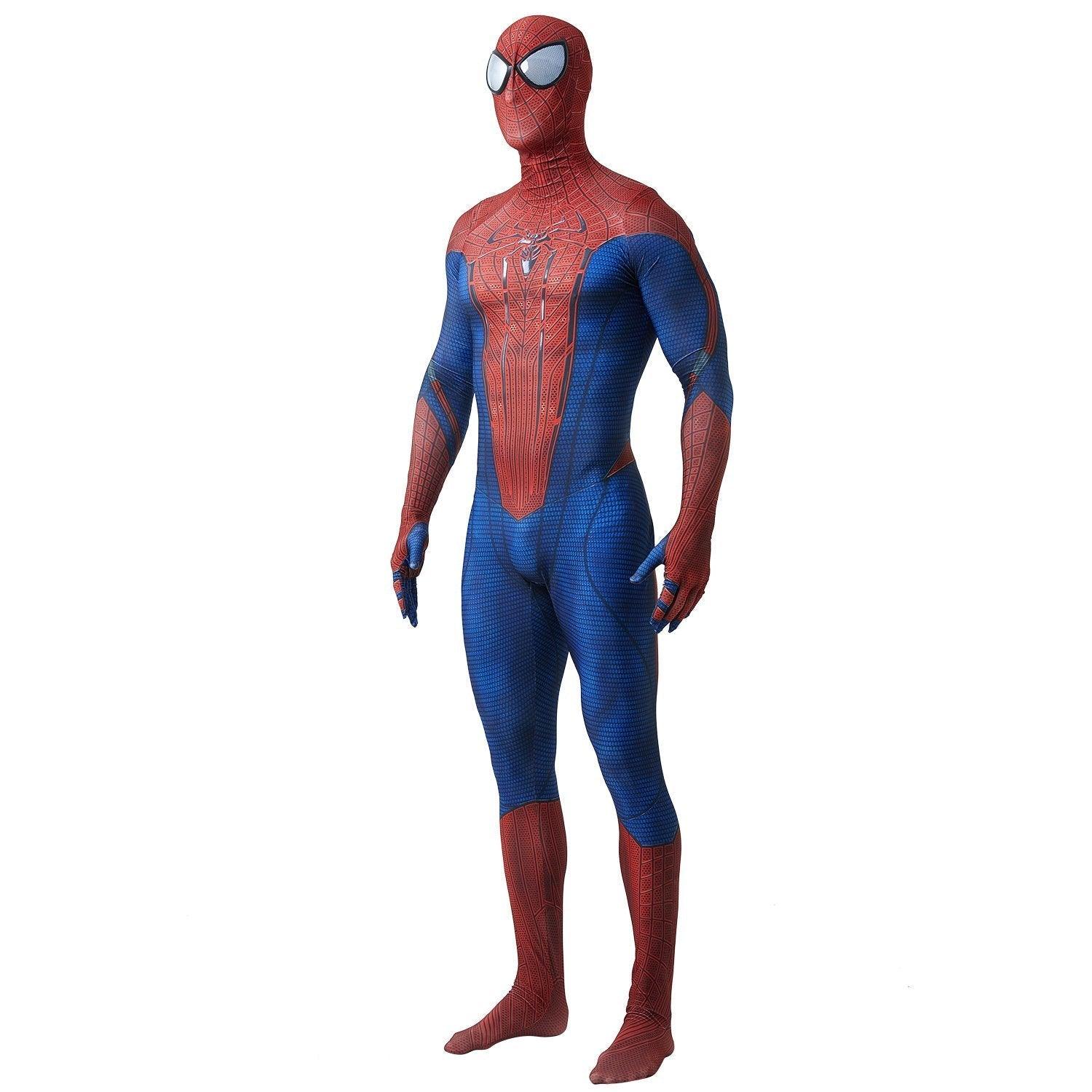 The Amazing Spider - Man Peter Parker Cosplay Costume with Black Eyes - Pajamasbuy