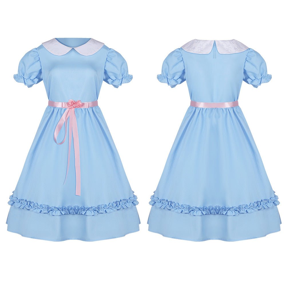 BuyThe Shining Twins Prom Dress Cosplay Costume Outfits Halloween Carnival Suit Now Cheaper With 3 - 5 Days Ship - PajamasBuy