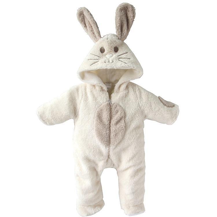 BuyToddler Baby Onesies Cute Rabbit Animal Rabbit Romper Hoodie Jumpsuit Now Cheaper With 3 - 5 Days Ship - PajamasBuy