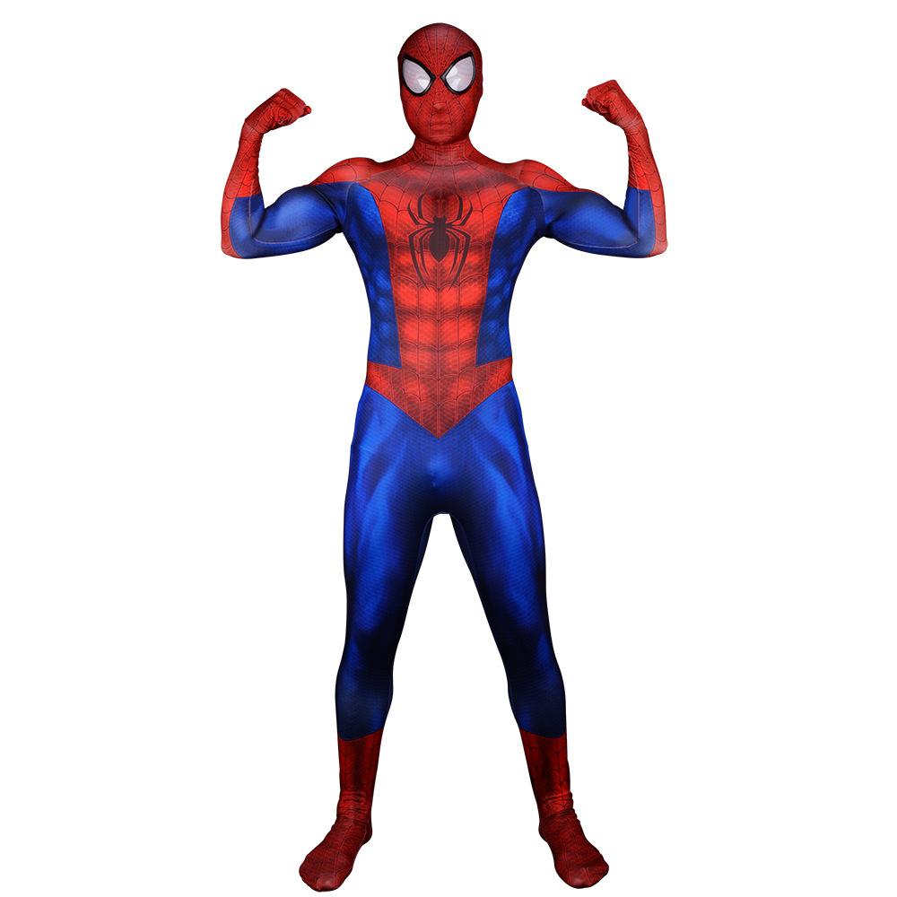 BuyUltimate Spider - Man Peter Parker Muscle Cosplay Costume Zentai bodysuit Adults Kids Now Cheaper With 3 - 5 Days Ship - PajamasBuy