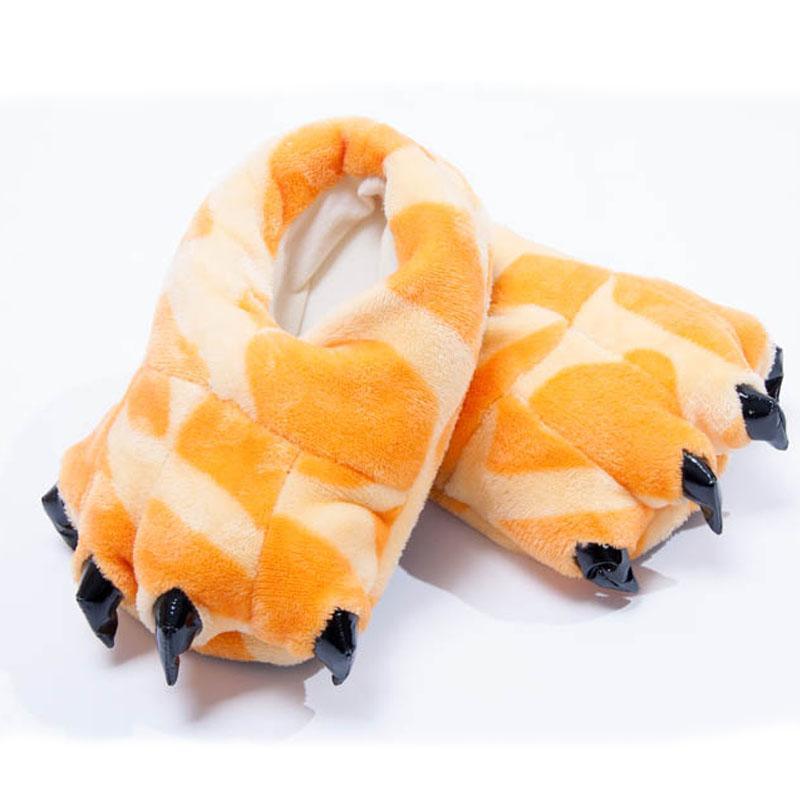 BuyUnisex Animal Giraffe cosplay Kigurumi fleece slippers shoes Now Cheaper With 3 - 5 Days Ship - PajamasBuy